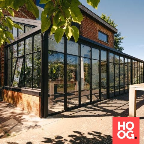 Authentic wrought iron conservatory as an extension