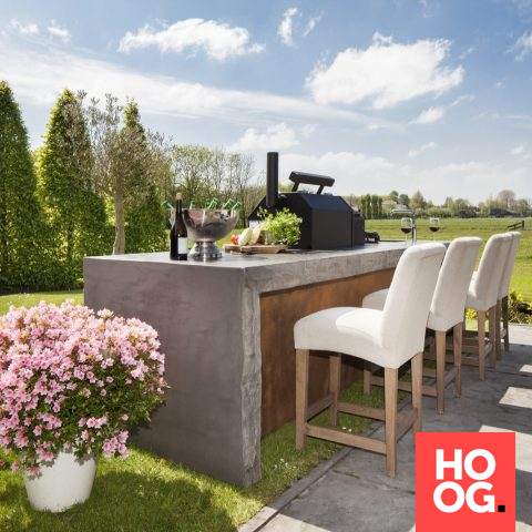 Grezzo concrete : outdoor kitchen