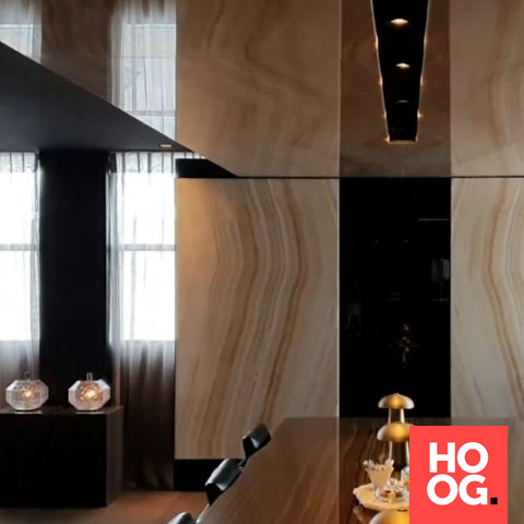 Solid Nature showroom Oled Mirror TV design by FG Stijl